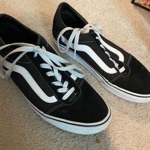 Black with white vans
